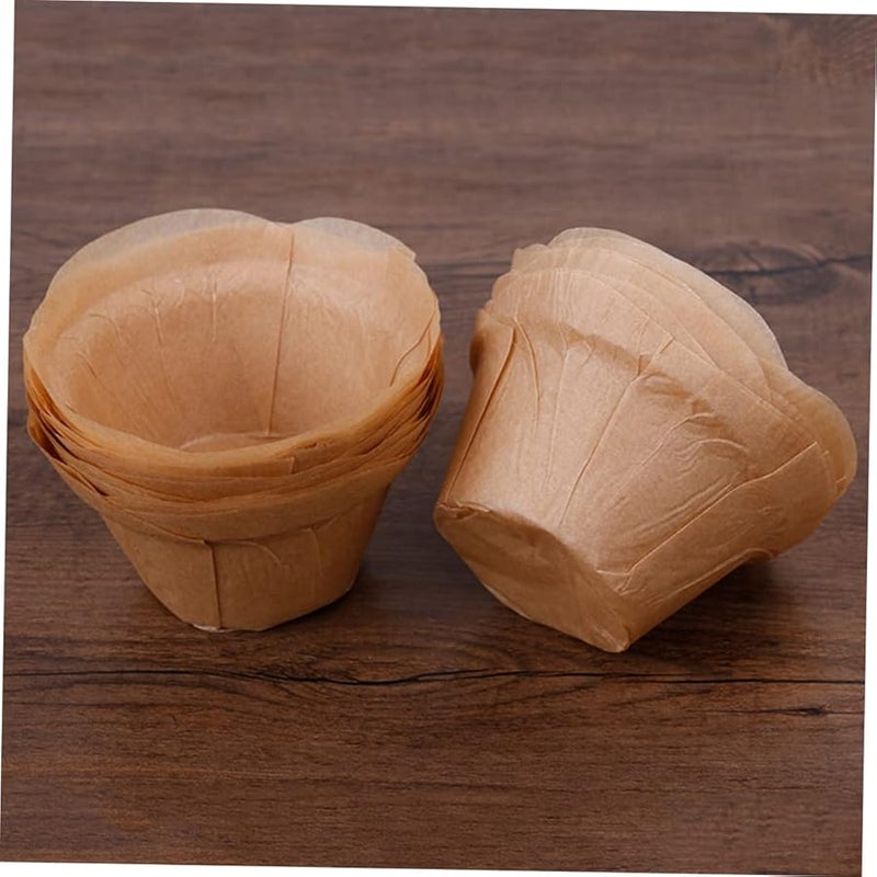 Lotus Style Cupcake Wrappers 50pcs Muffin Liners Baking Cups For Parties Events - Image 5